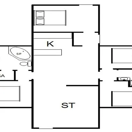 8 Person In Feriehus Tarm
